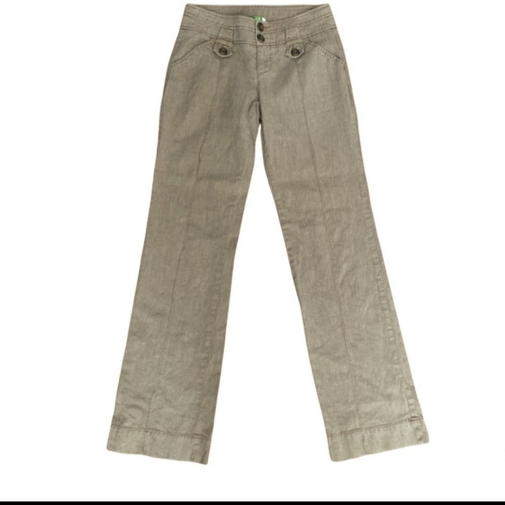 ANTHROPOLOGY etc twa lucerne tan taupe pants size 2